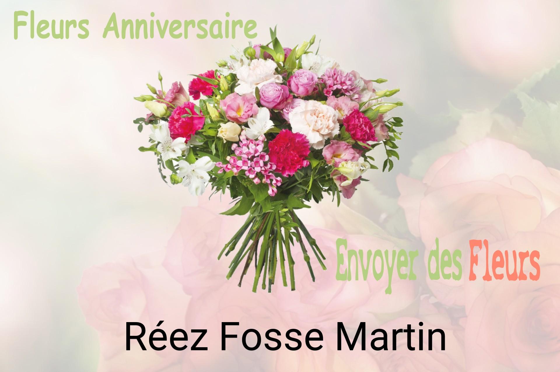 Bouquet de fleurs d’anniversaire livré à Réez-Fosse-Martin
